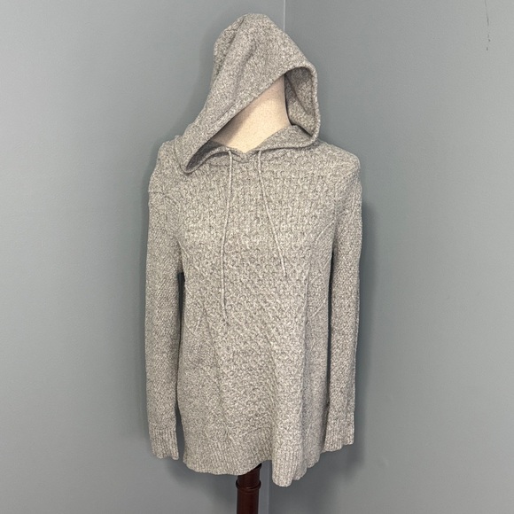American Eagle Outfitters Sweaters - American Eagle Women’s Gray Hooded Sweater Sz M